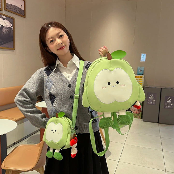 Cartoon Fruit-Themed Plüsch Rucksack Karnz
