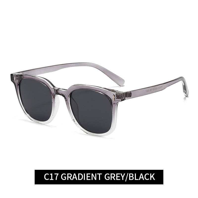 Damen stilvolle und modische Sonnenbrille mit rundem Rahmen Karnz