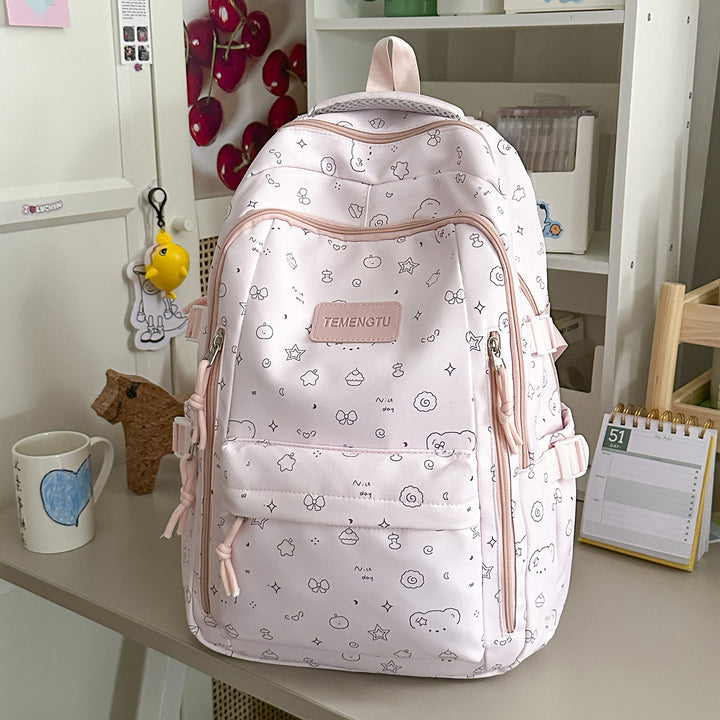 Verspielter Illustrierter Rucksack Karnz