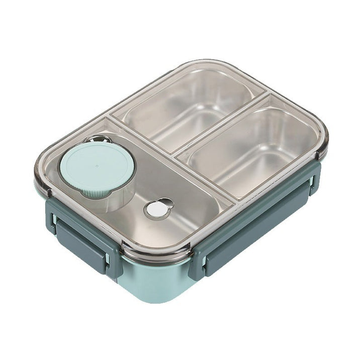 Edelstahl Bento-Box mit auslaufsicherem Deckel
