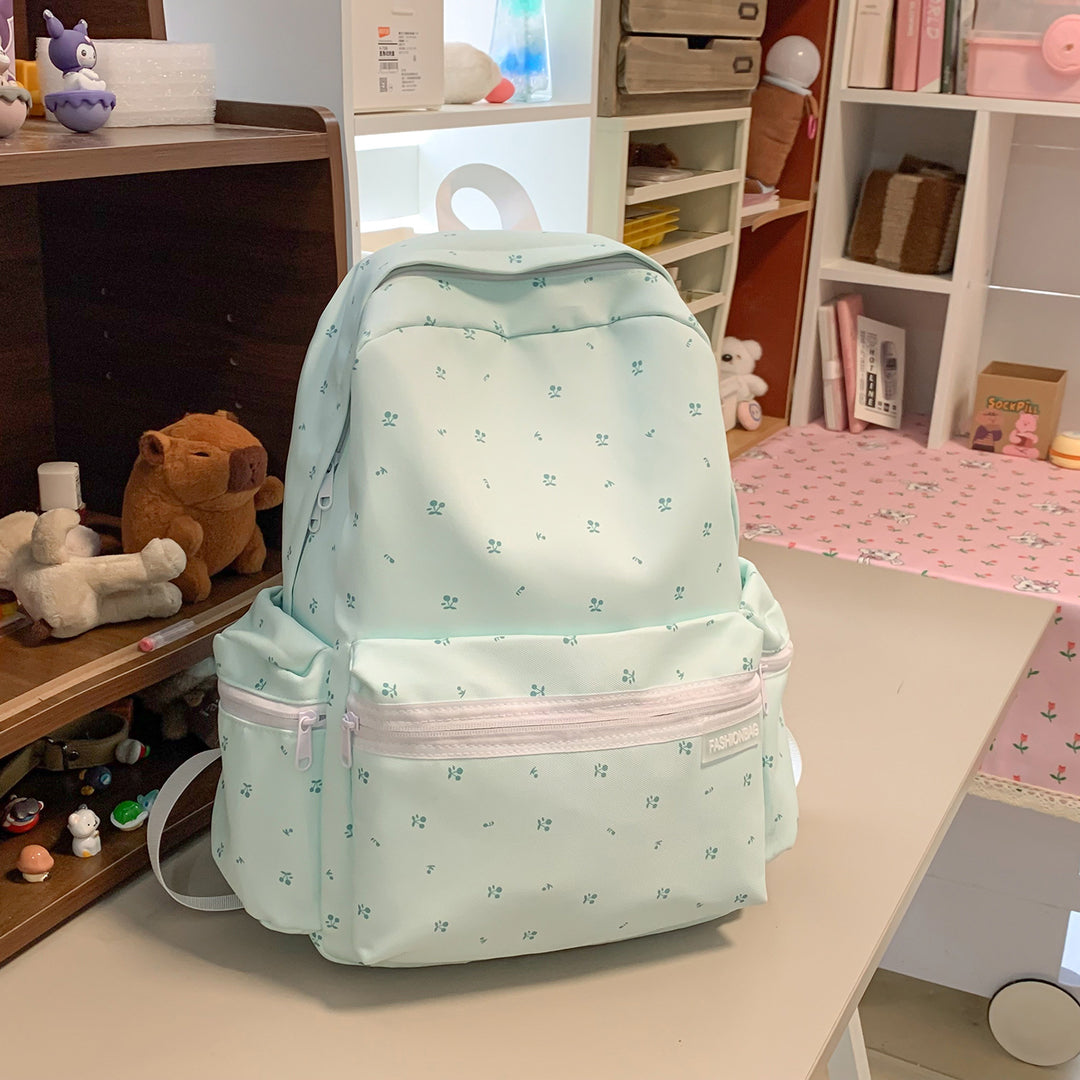 Stilvoller Rucksack mit floralem Muster