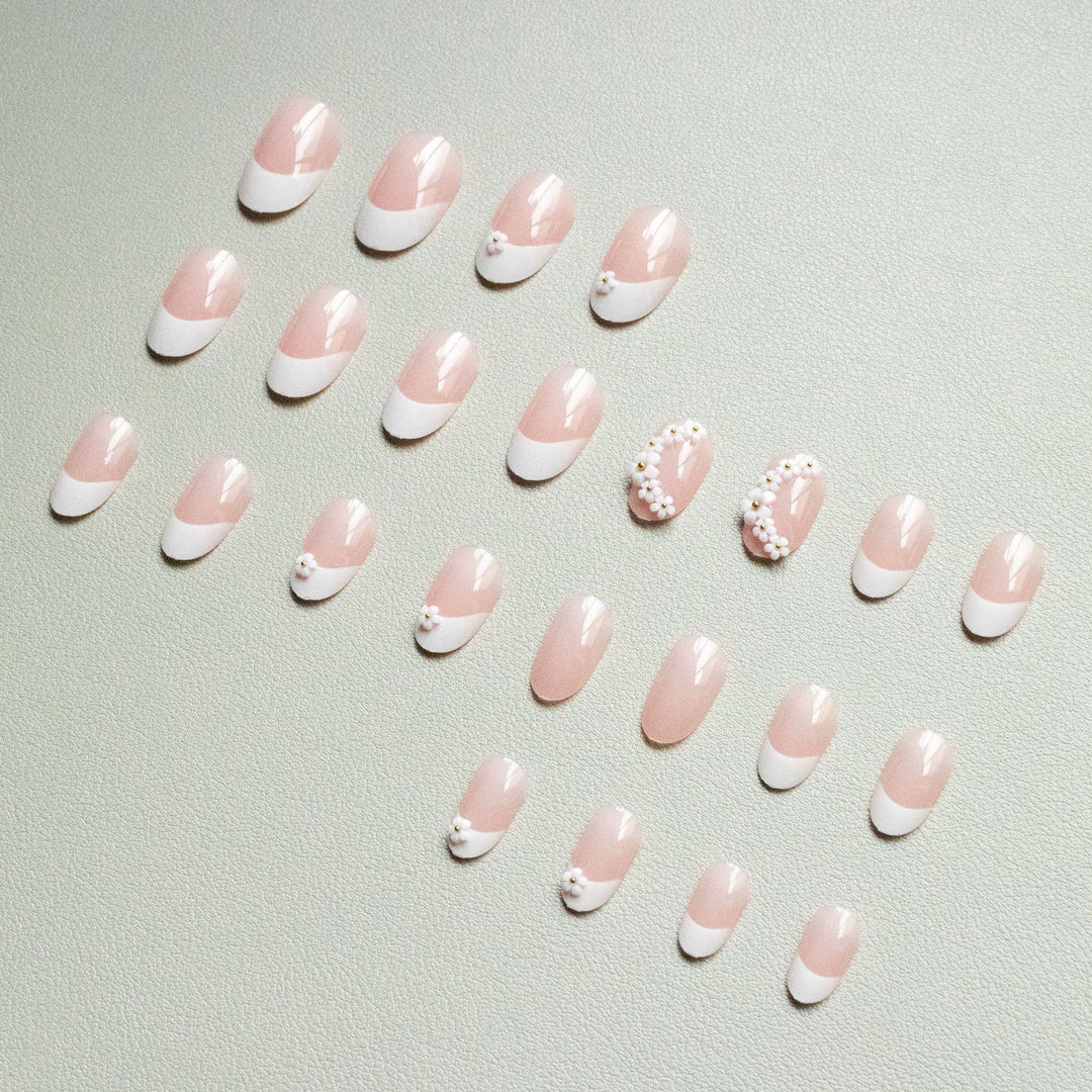 Dekoratives Floral Nagelkunst Set