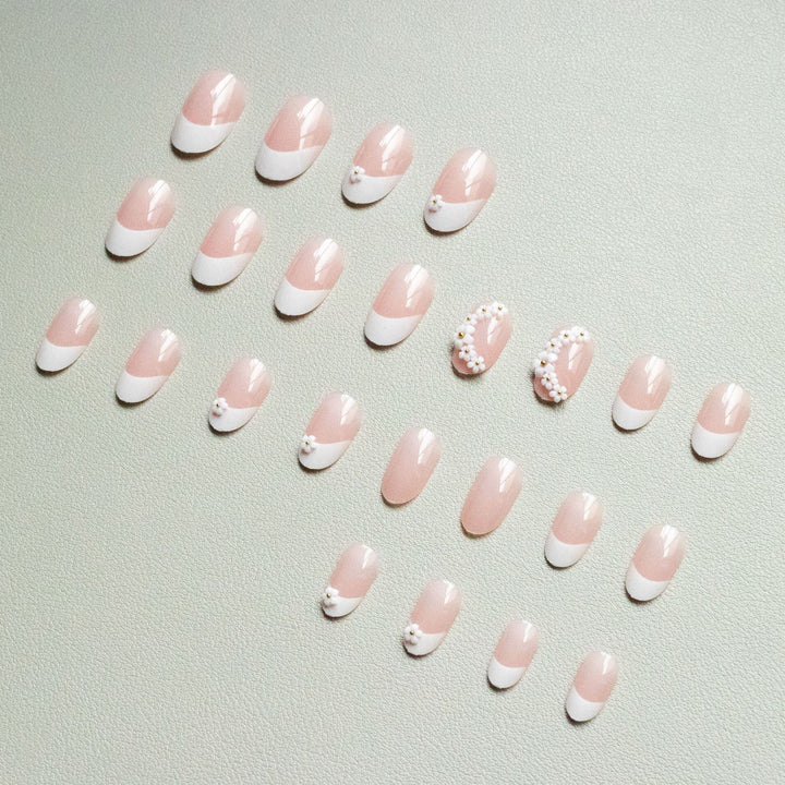 Dekoratives Floral Nagelkunst Set