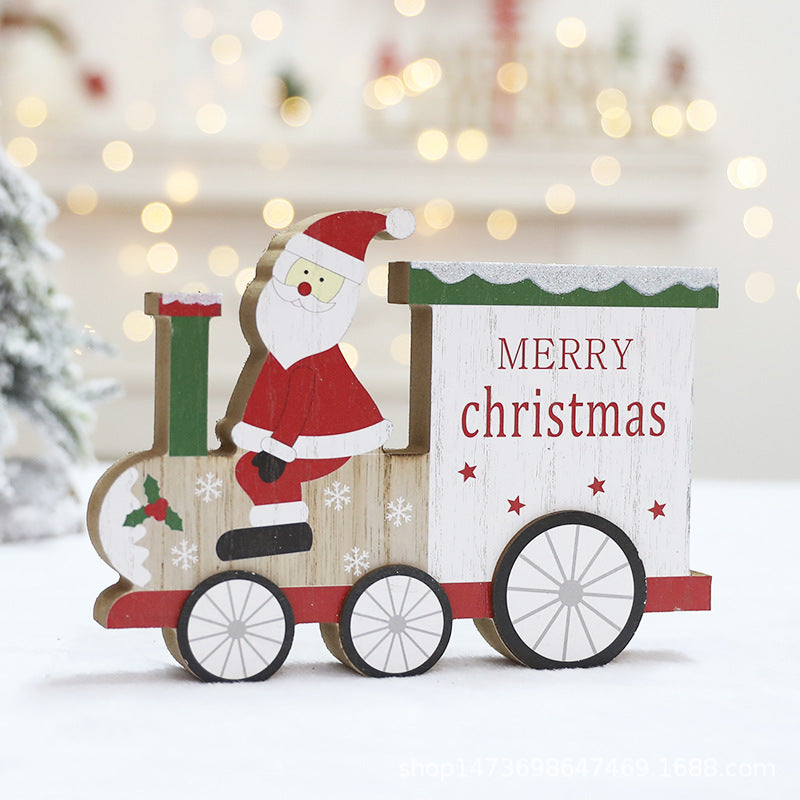 Dekorativer Weihnachtsmann-Zug Anhänger