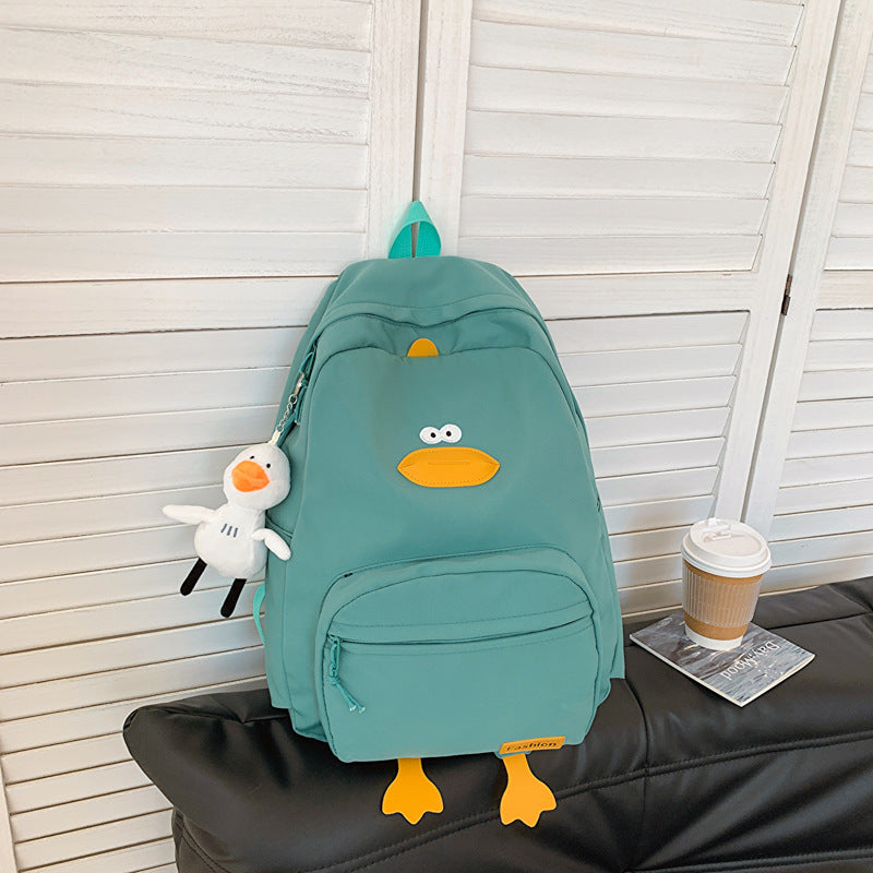 Süße Cartoon-Ente-Themen-Rucksack