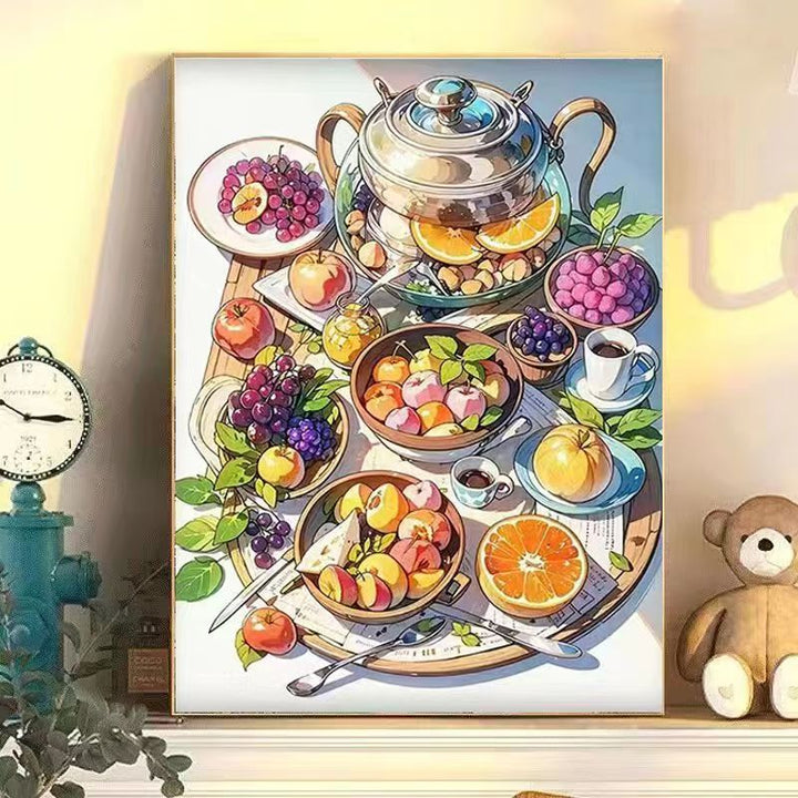 Dekorative Stillleben Wandkunst Karnz