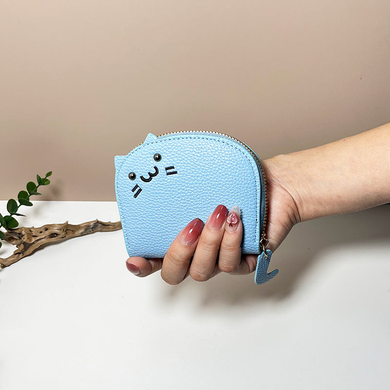 Niedliche Katzen-Themen-Münztasche