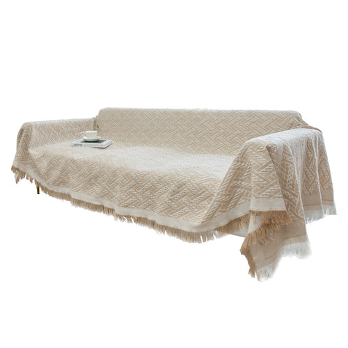 Strukturierte Sofa-Wurfdecke