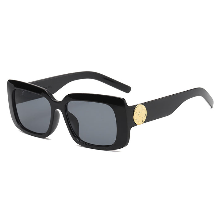 Damen Oversized Sonnenbrille mit luxuriösem transparenten Rahmen Karnz