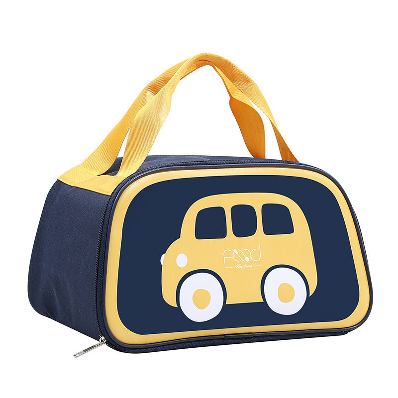 Isolierte Lunchbox mit lustigem Fahrzeugdesign