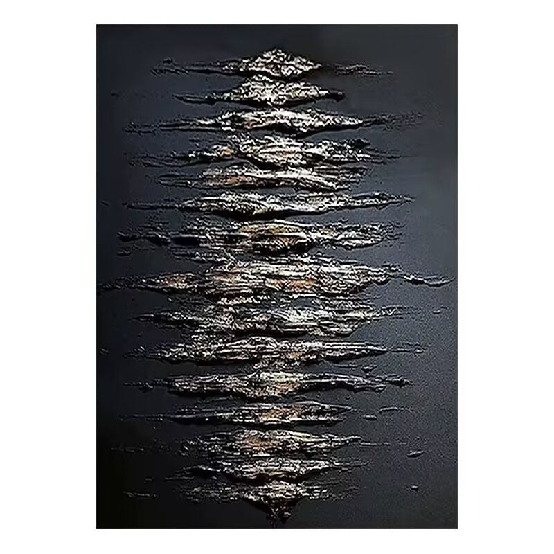 Strukturierte abstrakte Relief-Wandkunst