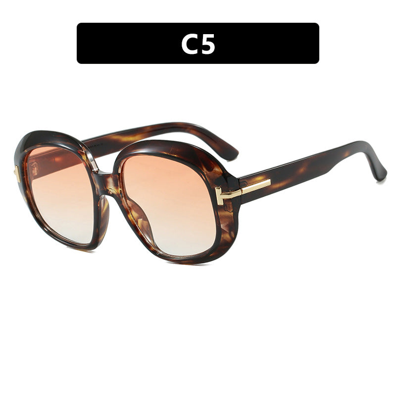 Damen oversized Sonnenbrille mit eleganter Rahmenstruktur und UV-Schutz Karnz