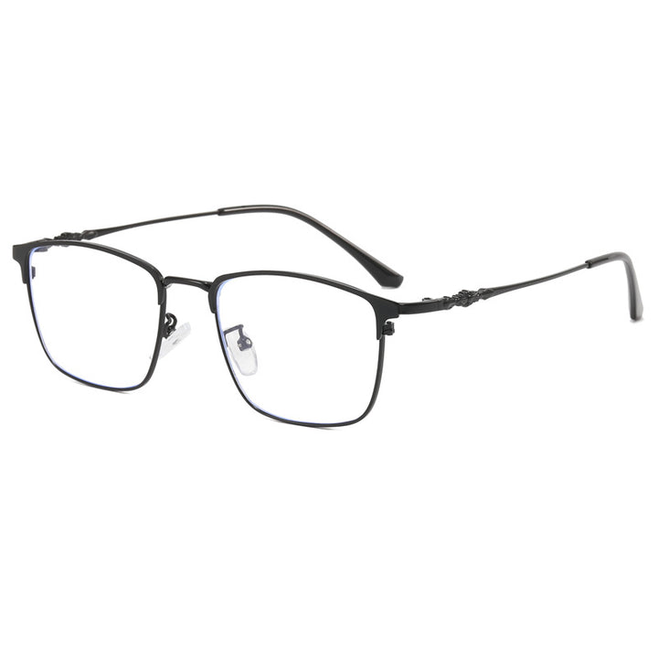 Damen modische quadratische Brille mit elegantem Metallrahmen Karnz
