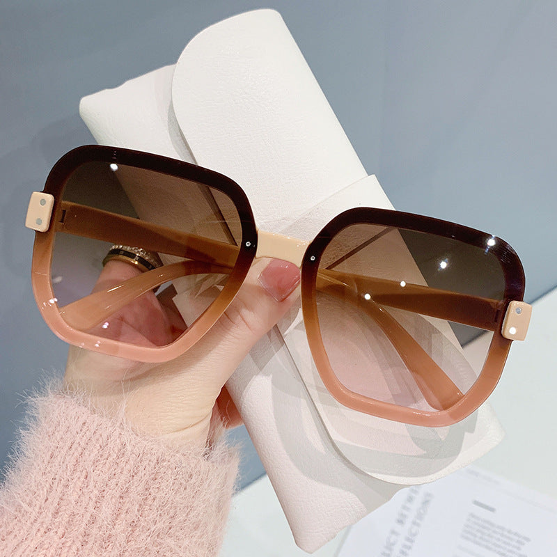 Damen elegante oversized Brille Karnz
