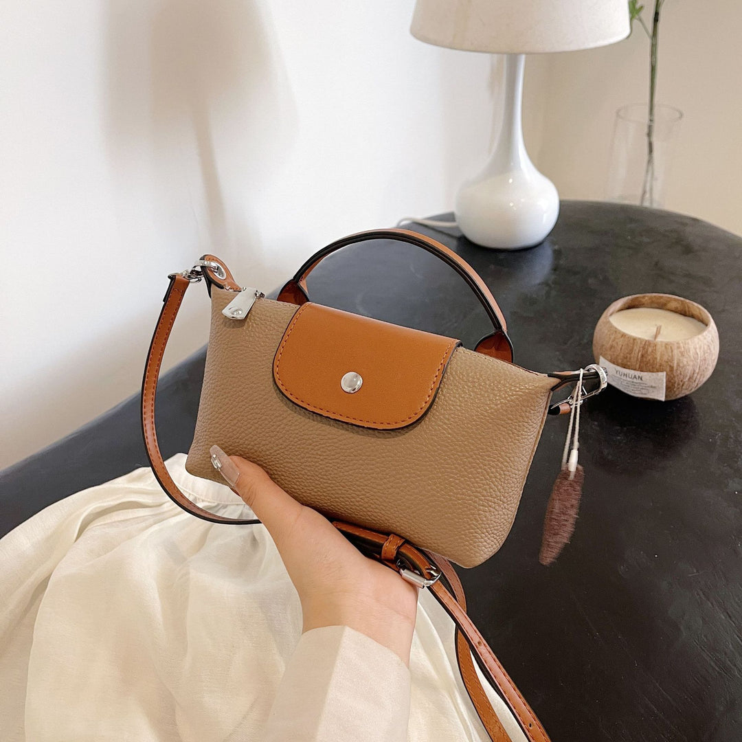Chic Texturierte Mini-Handtasche Karnz