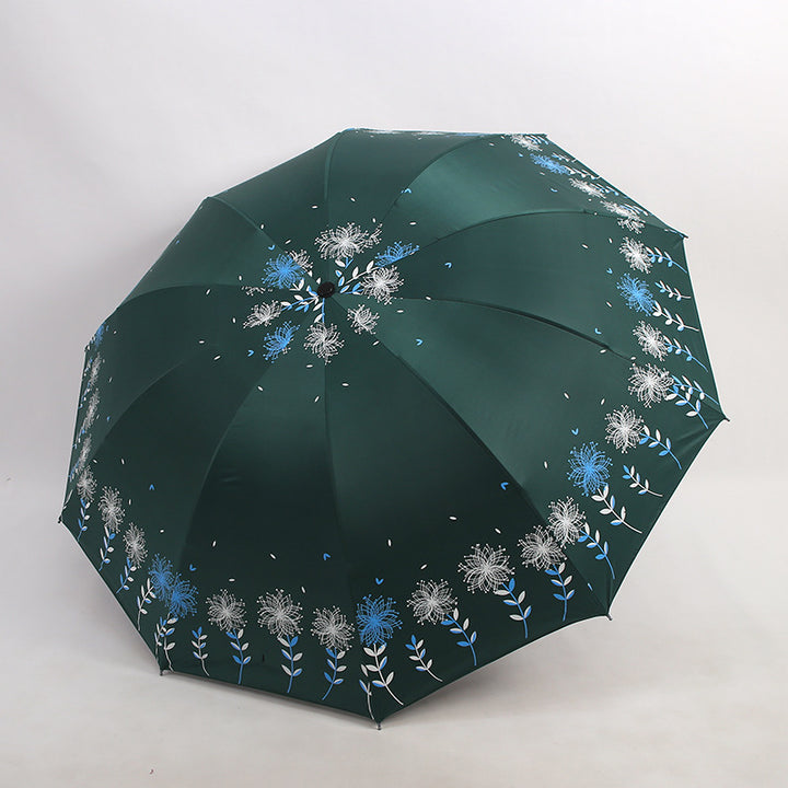Damen Regenschirm mit floralem Design Karnz