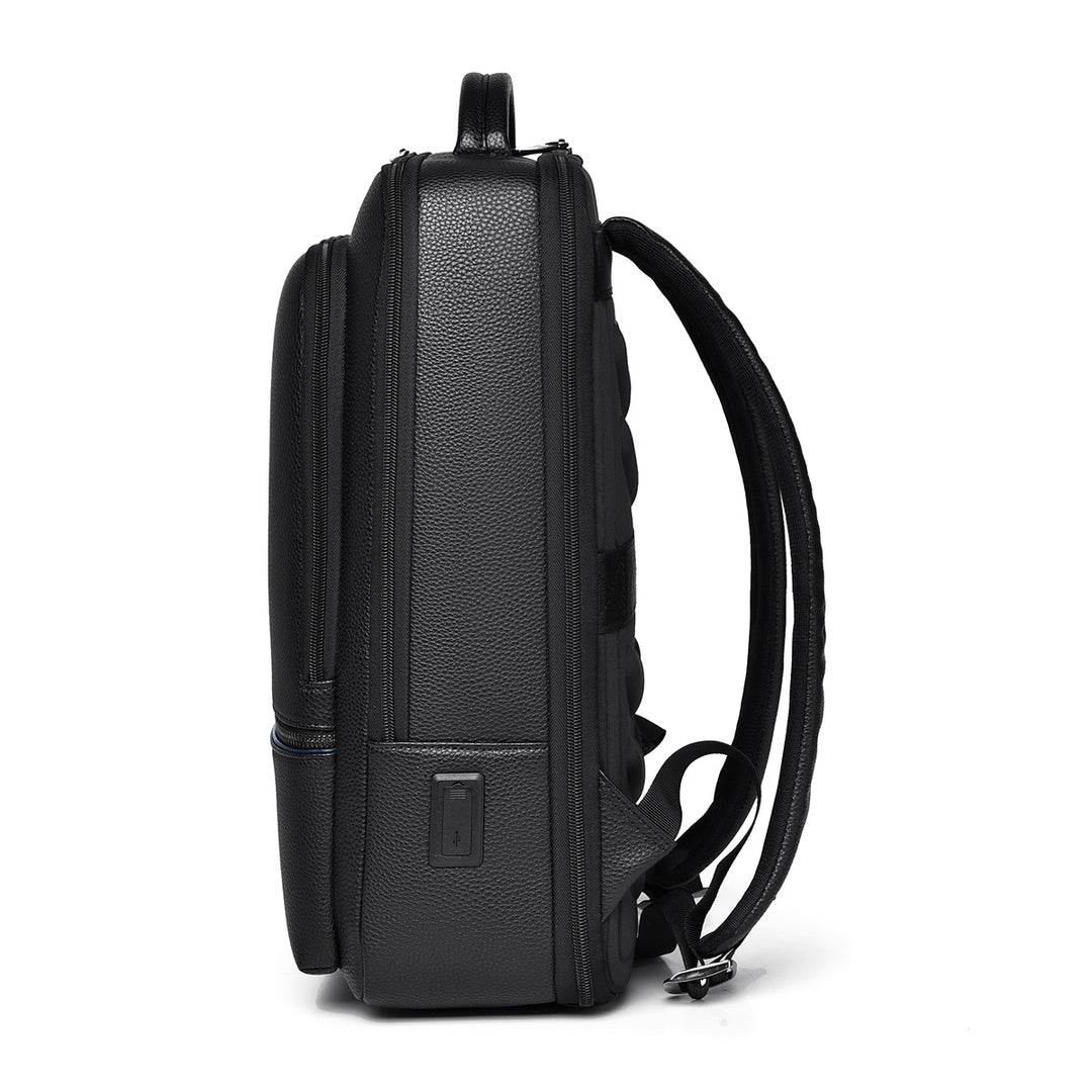 Schlanker Leder Laptop Rucksack Karnz