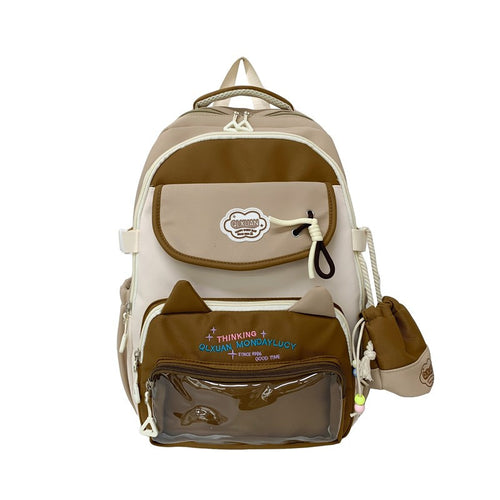 Verspielt katzenmotivierter Rucksack