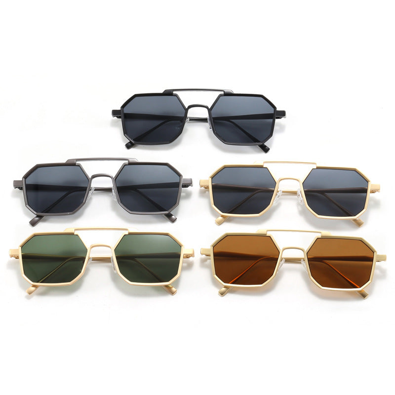 Damen stilvolle Sonnenbrille im eleganten Achtkant-Design Karnz
