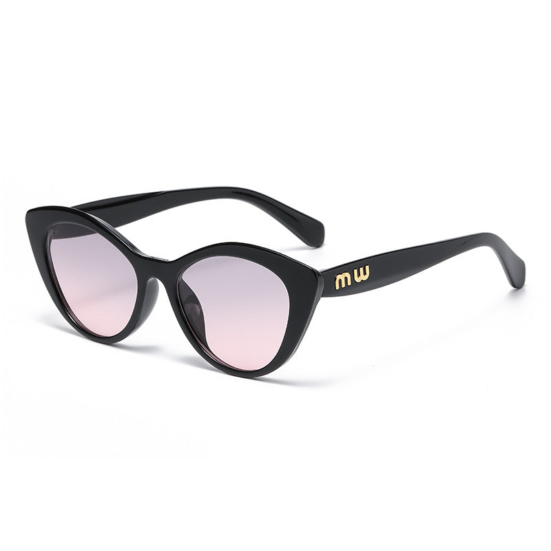 Damen modische Katzenaugen Sonnenbrille mit UV-Schutz Karnz