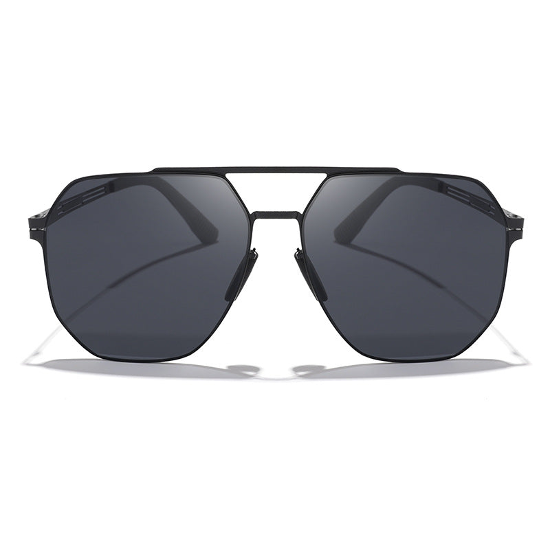 Premium Geometrischer Rahmen Sonnenbrille Karnz