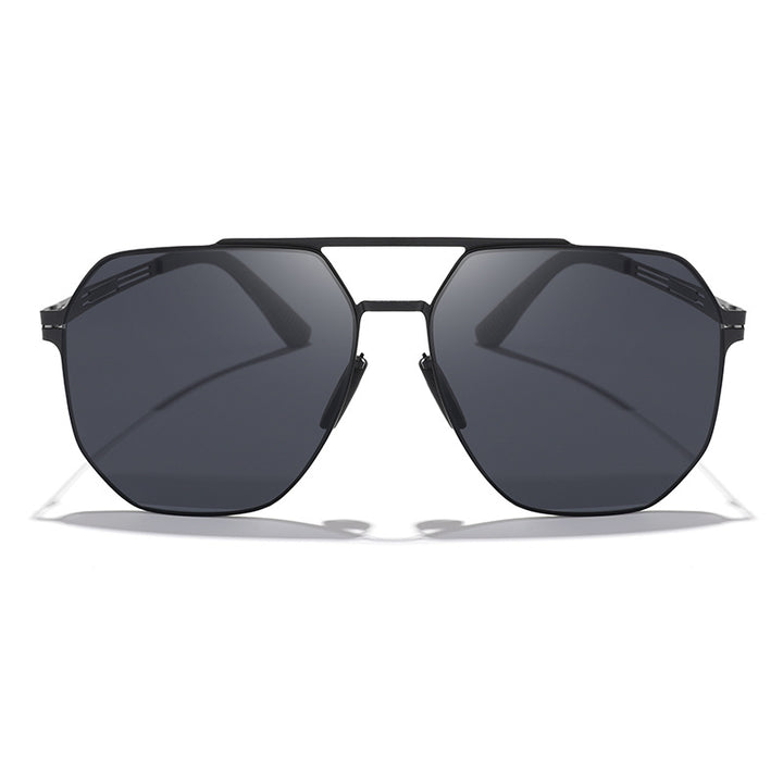 Premium Geometrischer Rahmen Sonnenbrille Karnz