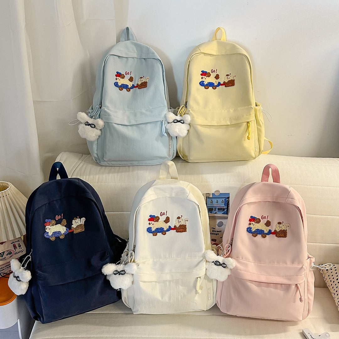 Verspielter Bestickter Rucksack Karnz