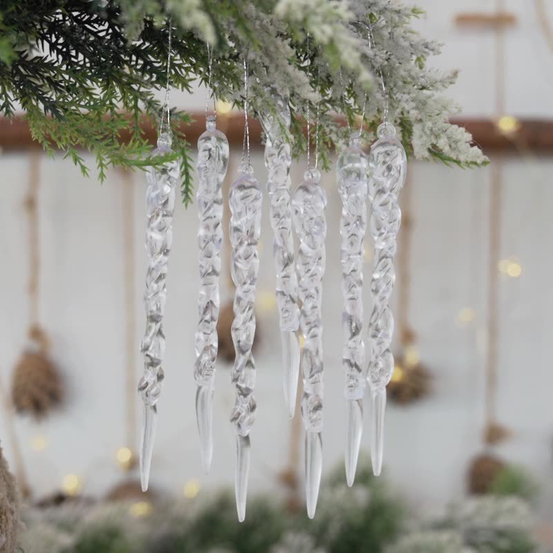Christbaumbaumzubehör Eiszapfen