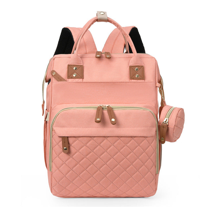 Vielseitiger Mehrfach-Taschen Stepp-Rucksack Karnz