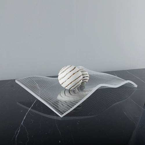 Moderne dekorative Wellen-Skulptur