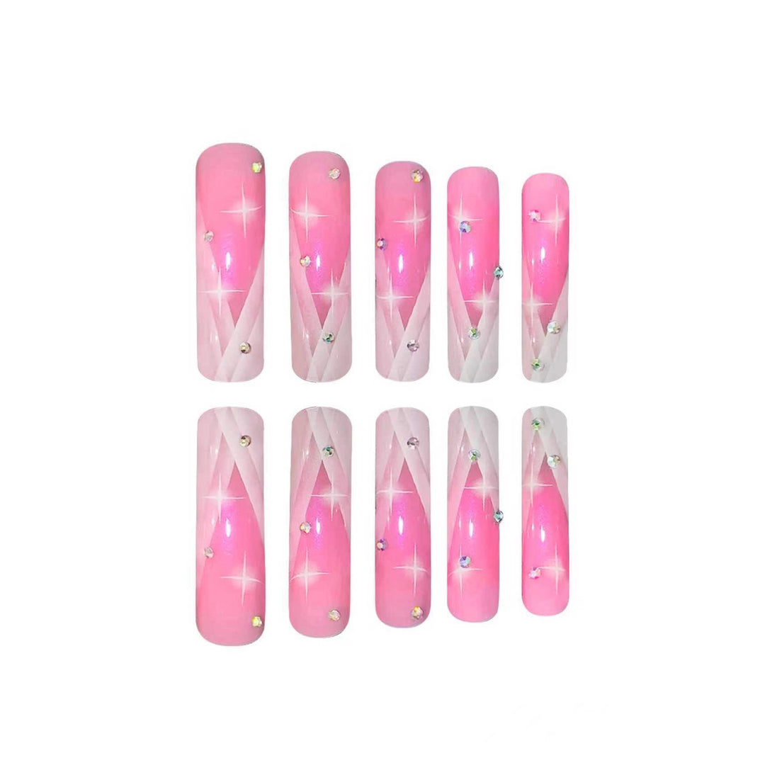 Glamouröse Lange Nagelverlängerungen Karnz