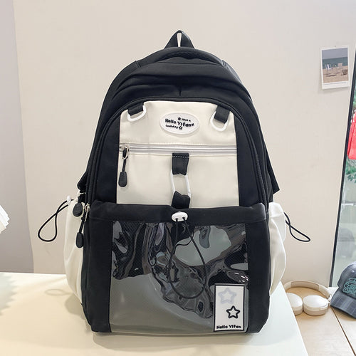 Stylische transparente Taschenrucksack