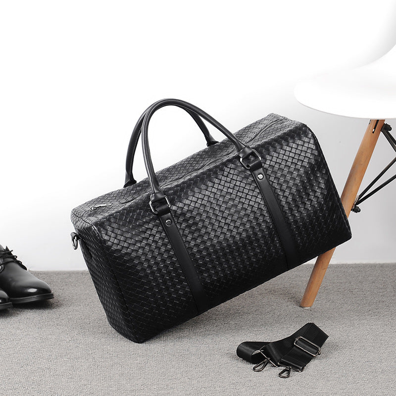 Premium Gewebte Leder Reisetasche Karnz