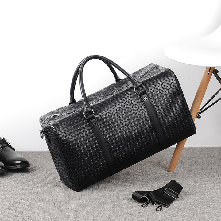 Premium Gewebte Leder Reisetasche Karnz