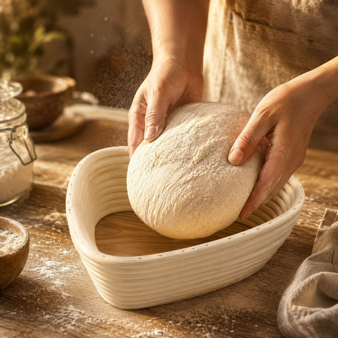 Artisan Herzförmiger Geflochtener Aufbewahrungskorb Karnz