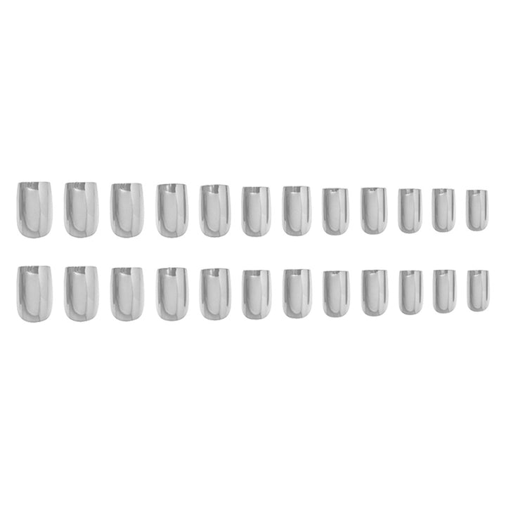 Chrome Finish Press-On Nails Karnz