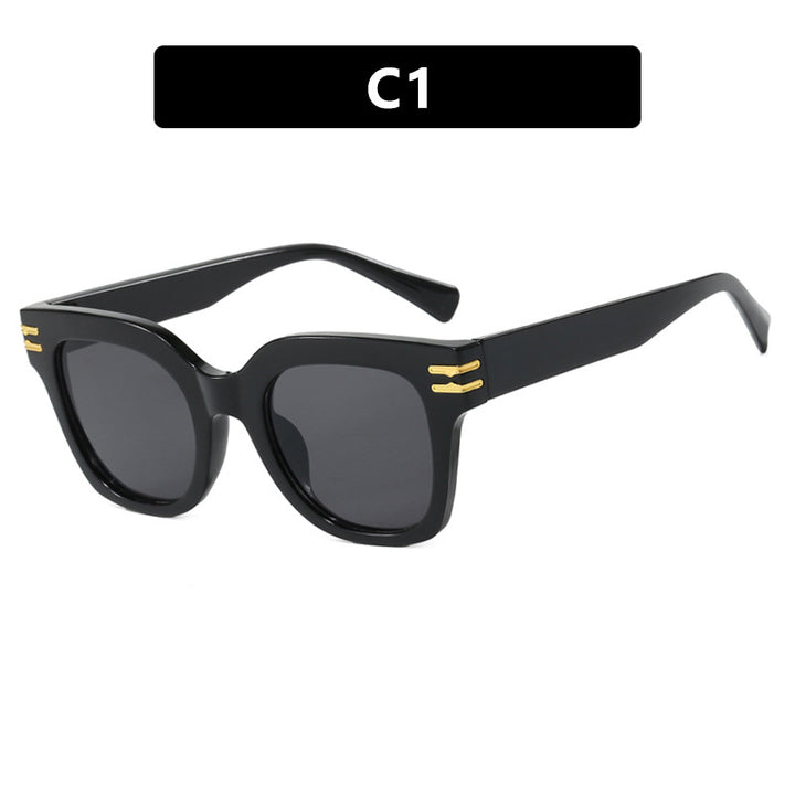 Damen modische Sonnenbrille mit eleganten Akzenten Karnz