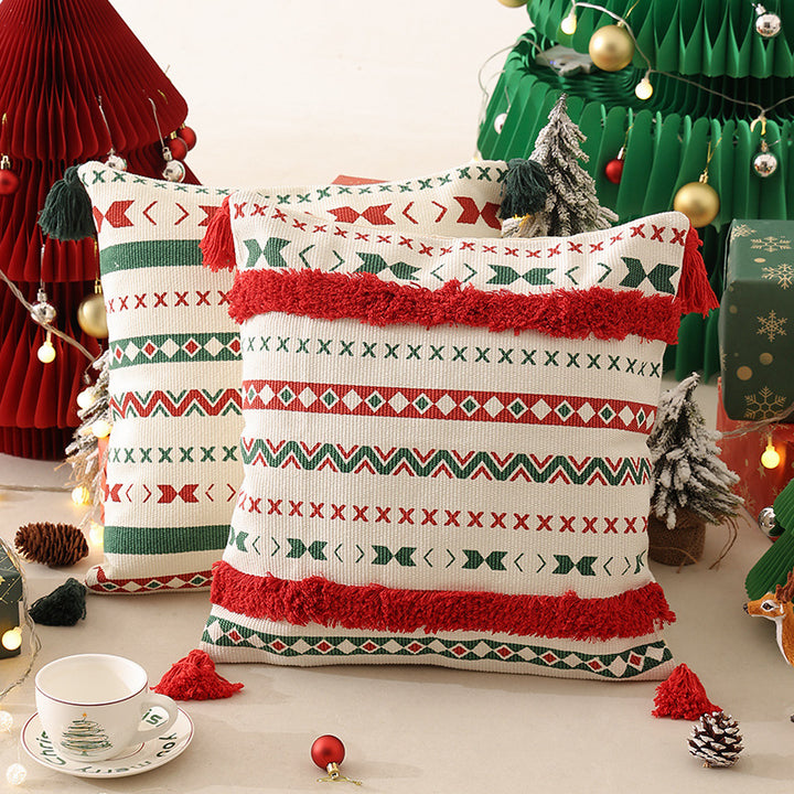 Weihnachtsbaum-Kuschelkissen