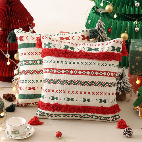Weihnachtsbaum-Kuschelkissen
