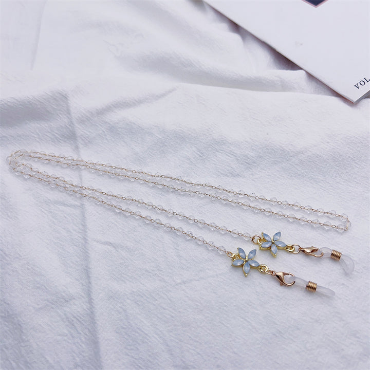 Blumen Dekorative Brillen Kette Karnz