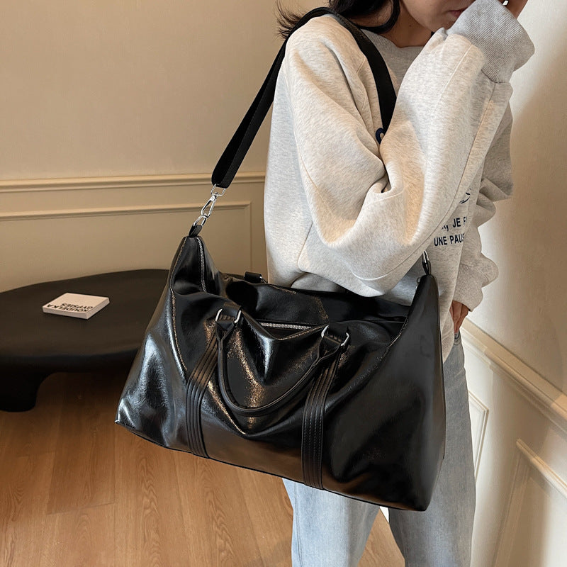 Premium Leder Wochenend Reisetasche Karnz