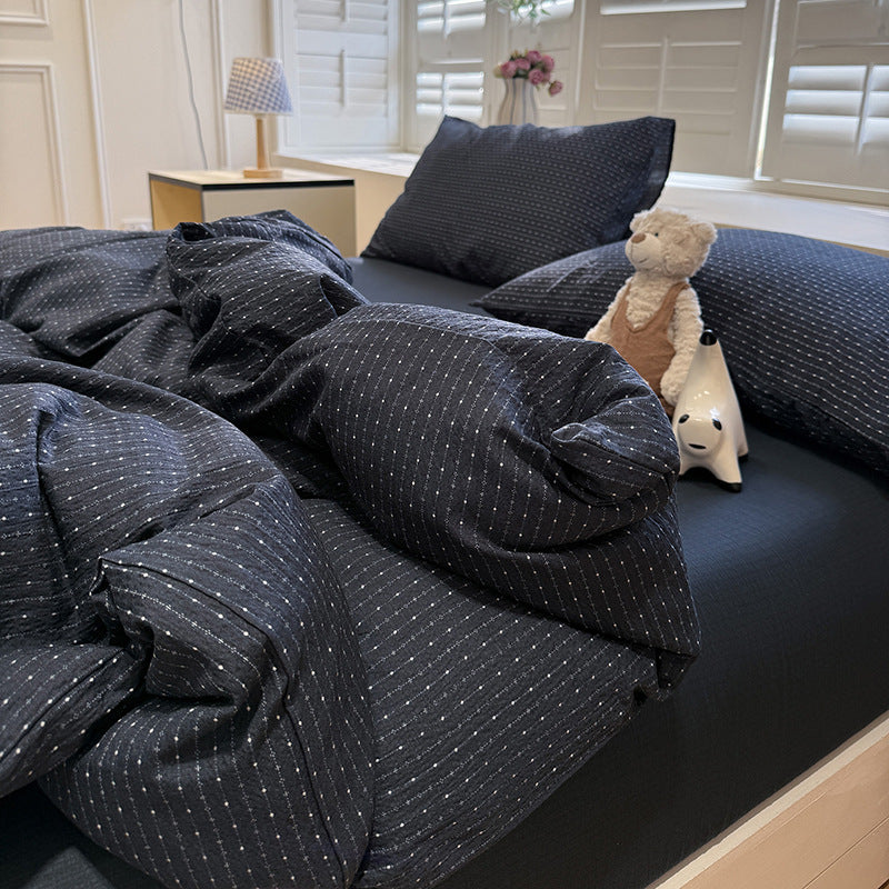 Premium Weiches Gestreiftes Quilt Set