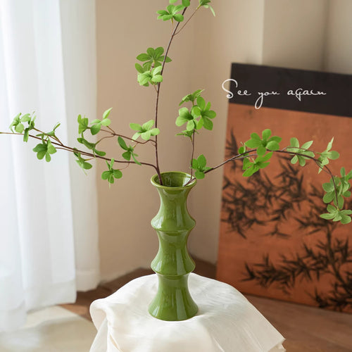 Zeitgenössische keramische dekorative Vase für Wohnkultur