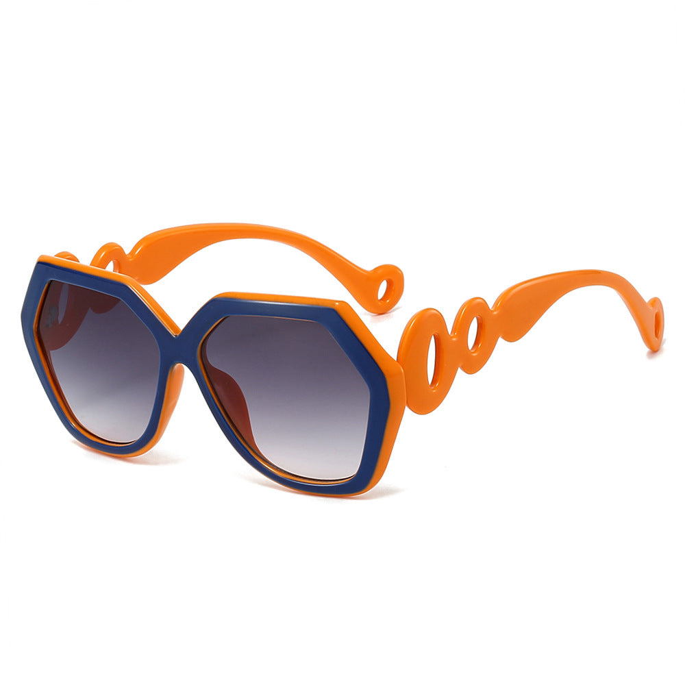 Künstlerische geometrische Sonnenbrille Karnz