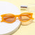Damen Katzenaugen Sonnenbrille mit transparentem Rahmen Karnz