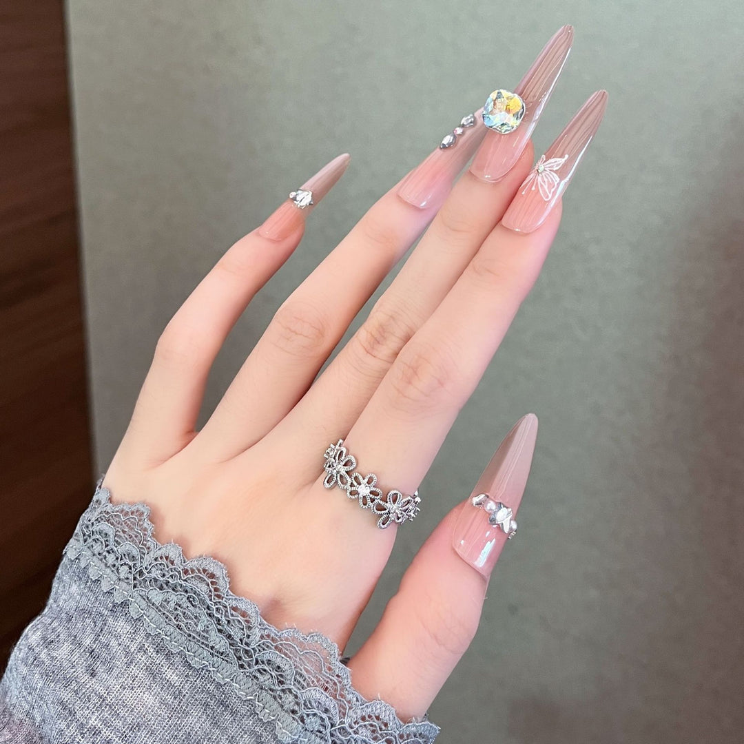 Premium Dekorative Press-On Nagelerweiterungen Karnz 1787316116