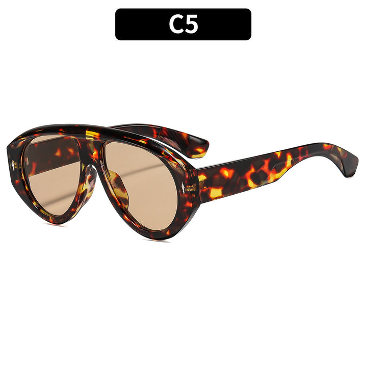 Stylische klare Linse Sonnenbrille