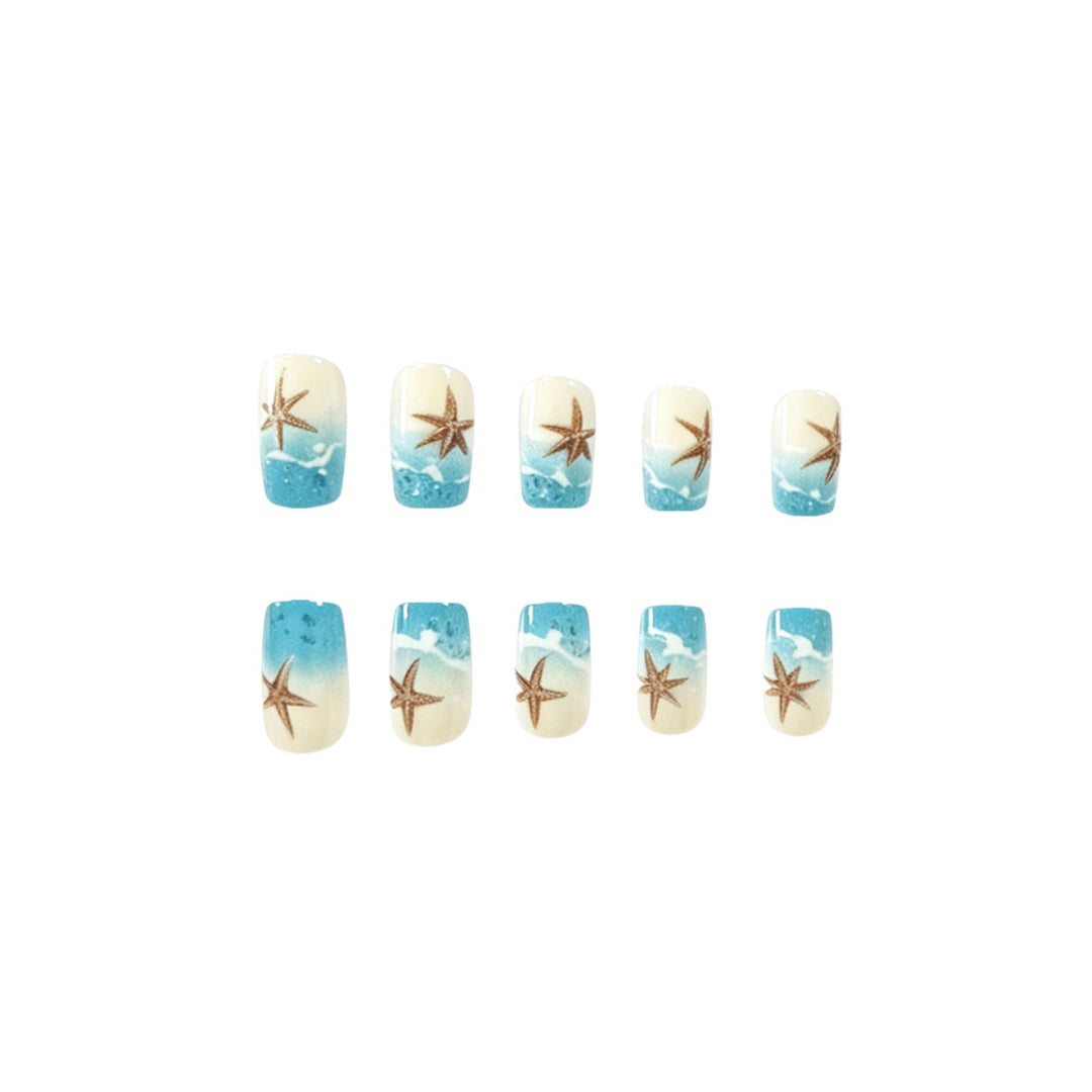 Küsten-Themen Nagelkunst Karnz