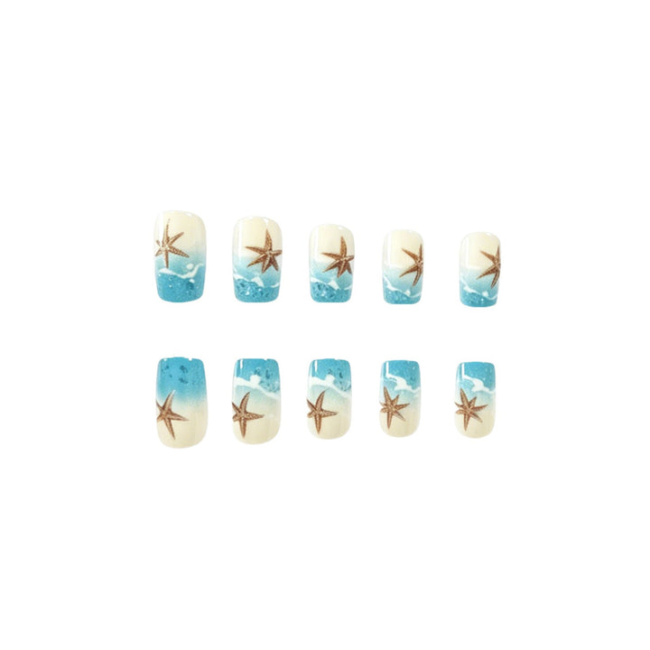 Küsten-Themen Nagelkunst Karnz