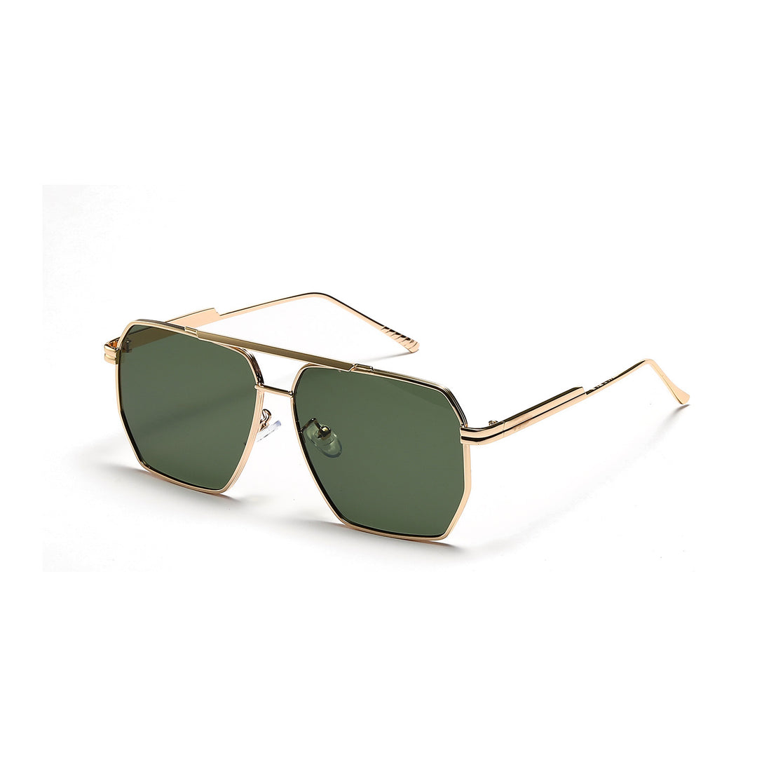 Damen elegante sechseckige Sonnenbrille Karnz